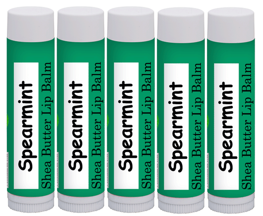 Northridge Oak - 100% All Natural Lip Balm - Spearmint 5 Pack - Northridge Oak