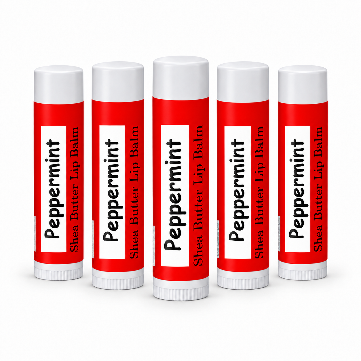 Peppermint Beeswax Lip Balm – 5 Pack Northridge Oak