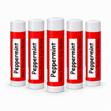 Peppermint Beeswax Lip Balm – 5 Pack Northridge Oak
