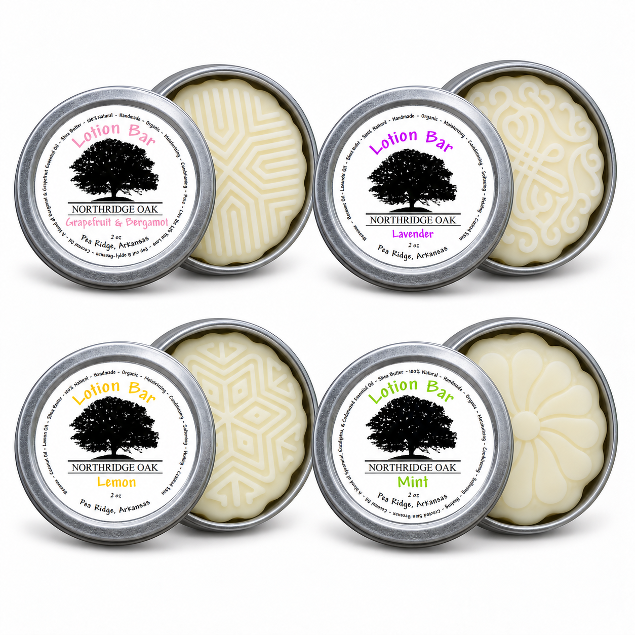 Shea Butter Lotion Bar - Variety Pack Northridge Oak