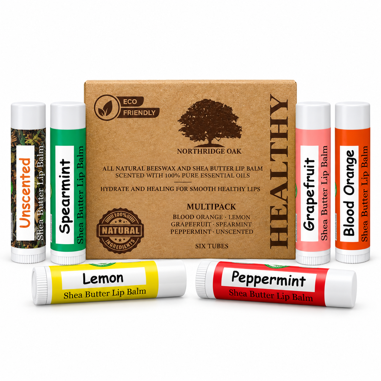 Beeswax Lip Balm Variety Pack Northridge Oak
