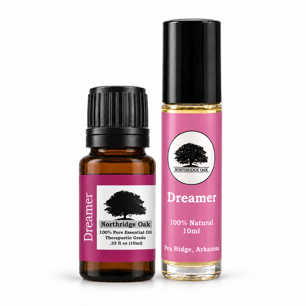 Dreamer Essential Oil Blend + Roller Set Northridge Oak