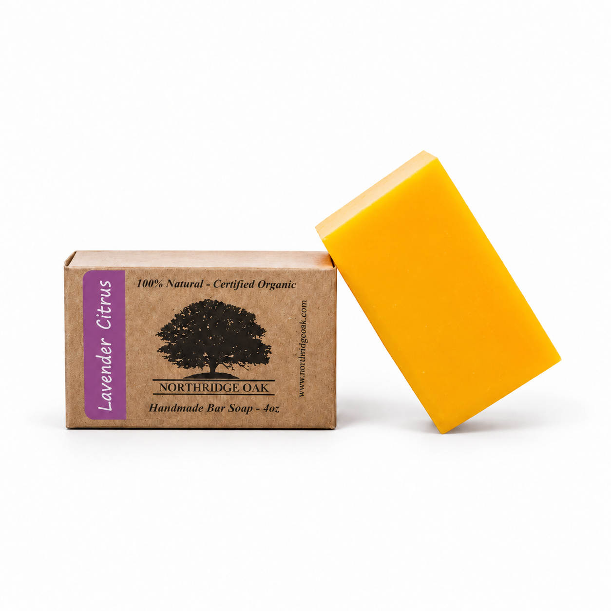 Lavender Citrus Organic Bar Soap – 4 oz Northridge Oak