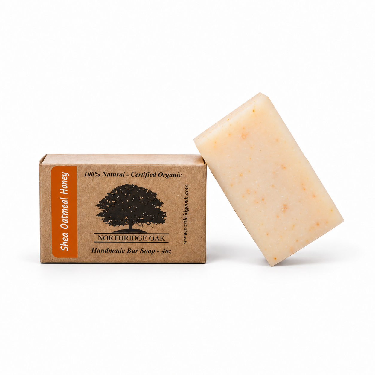 Unscented Oatmeal Honey Organic Bar Soap – 4 oz Northridge Oak