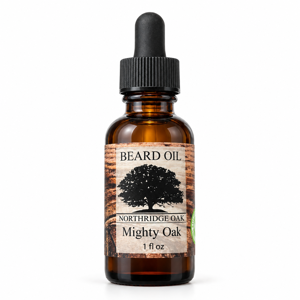 Mighty Oak Beard Oil – 1 oz Northridge Oak