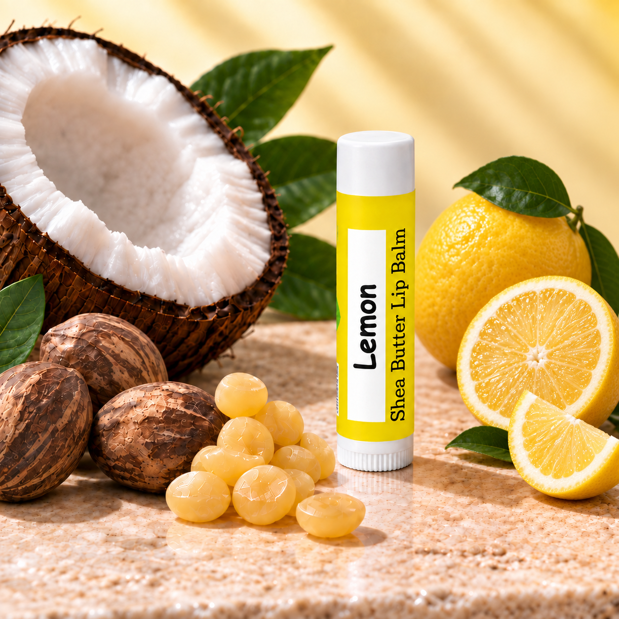 Beeswax Lip Balm - Lemon Northridge Oak