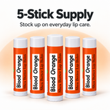 Beeswax Lip Balm – Blood Orange 5 Pack Northridge Oak