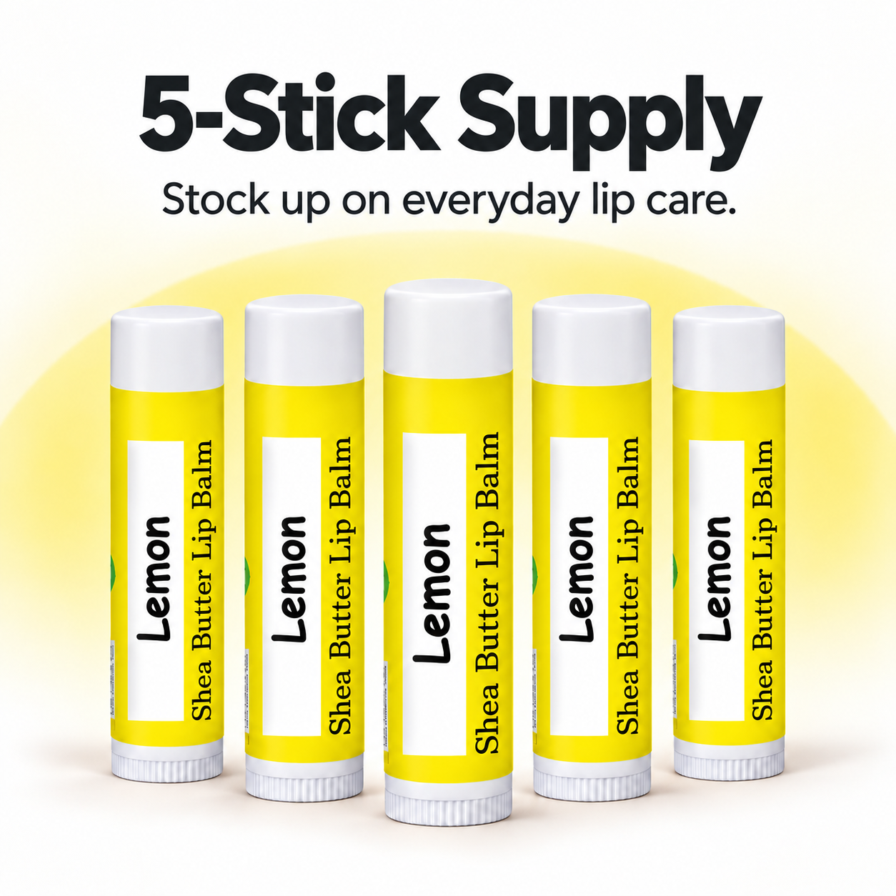 Beeswax Lip Balm – Lemon 5 Pack Northridge Oak