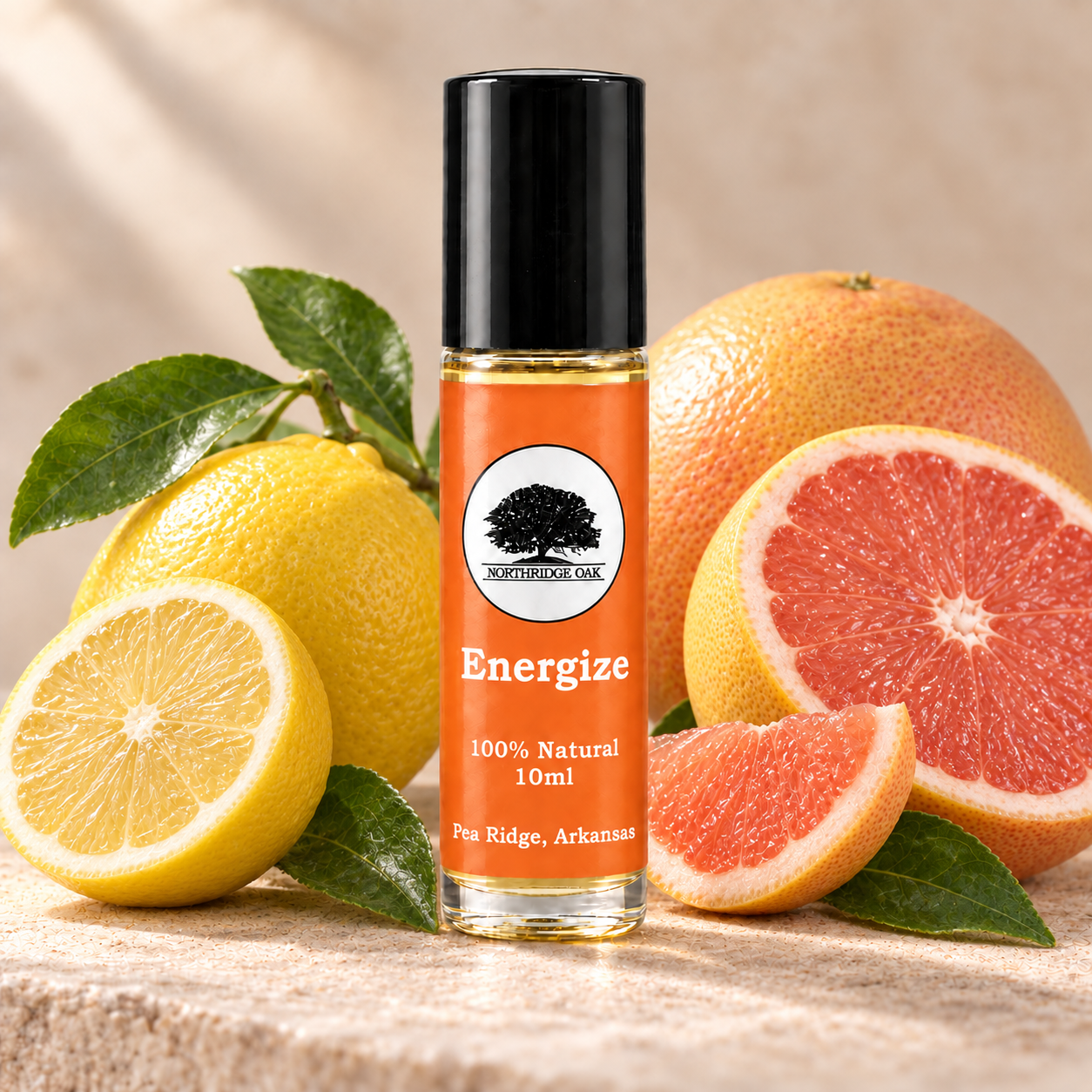 Energize Essential Oil Roller – 10 mL Northridge Oak