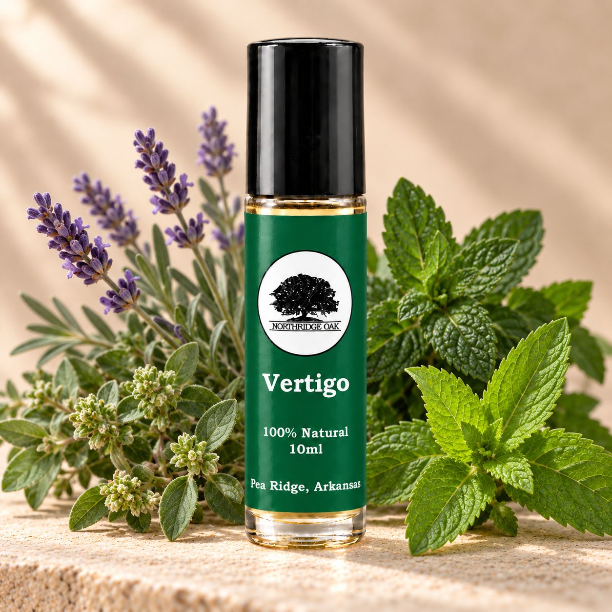 Vertigo Essential Oil Roller – 10 mL Northridge Oak