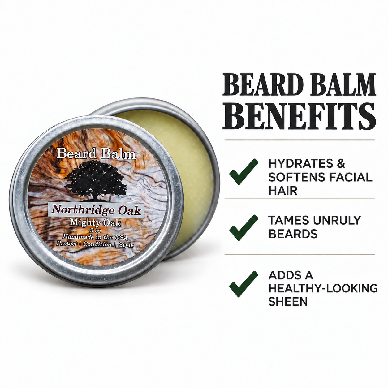 Beard Balm – Mighty Oak Northridge Oak