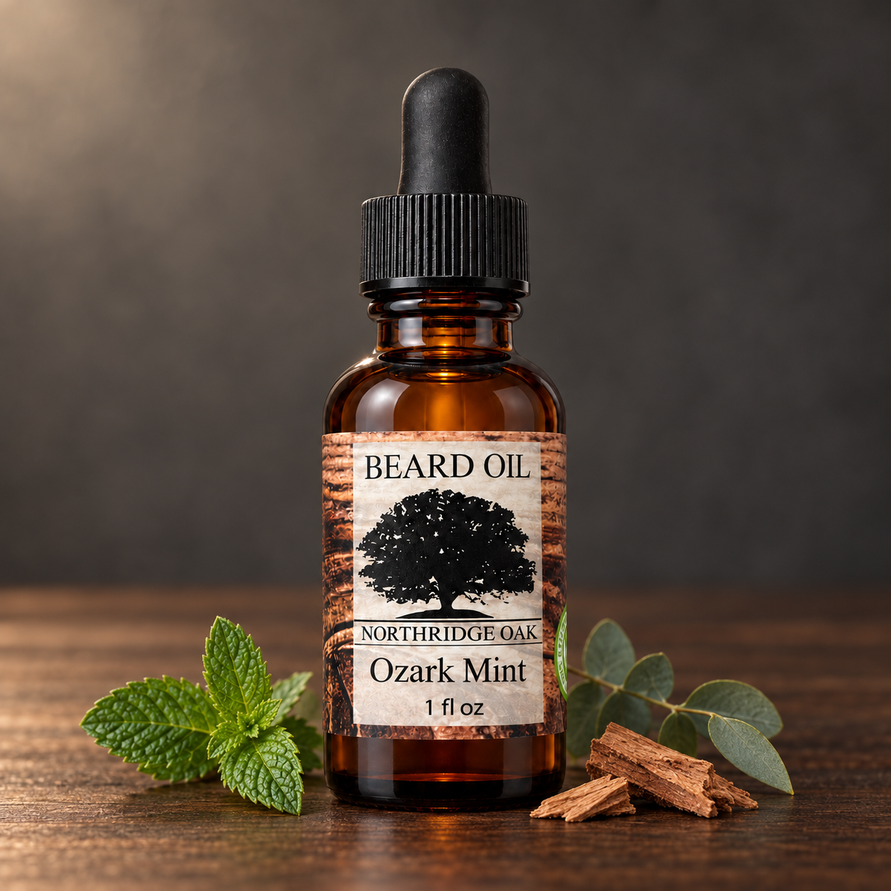 Ozark Mint Beard Oil – 1 oz Northridge Oak