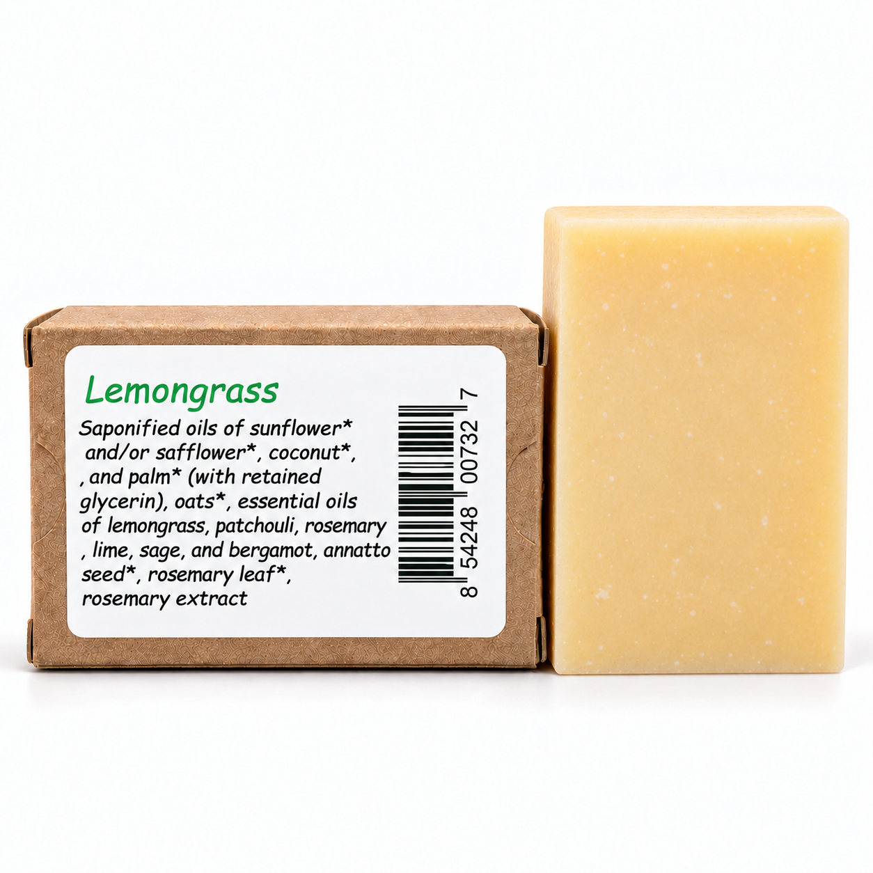 Organic Bar Soap – Lemongrass Medley – 4 oz Northridge Oak