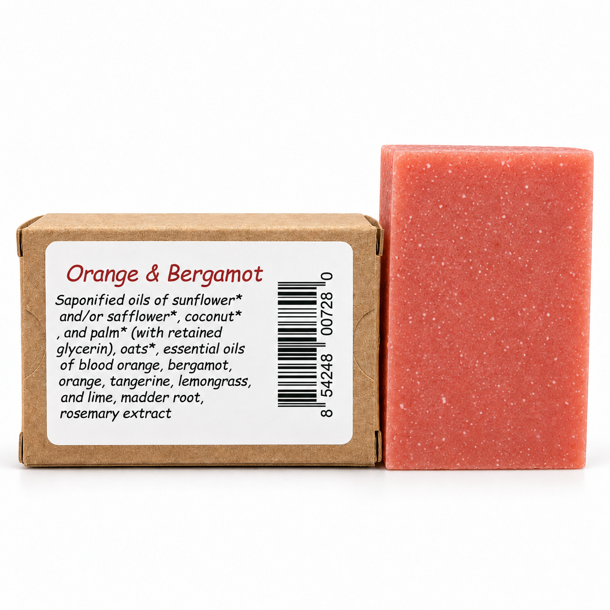 Organic Bar Soap – Blood Orange and Bergamot – 4 oz Northridge Oak
