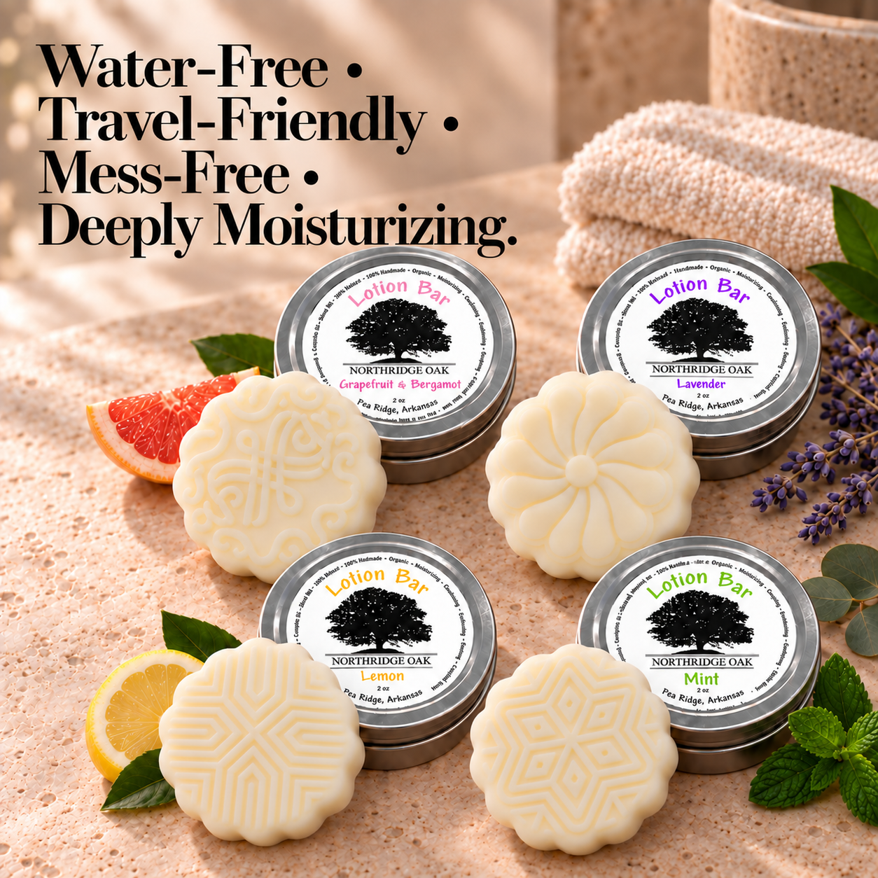 Shea Butter Lotion Bar - Variety Pack Northridge Oak
