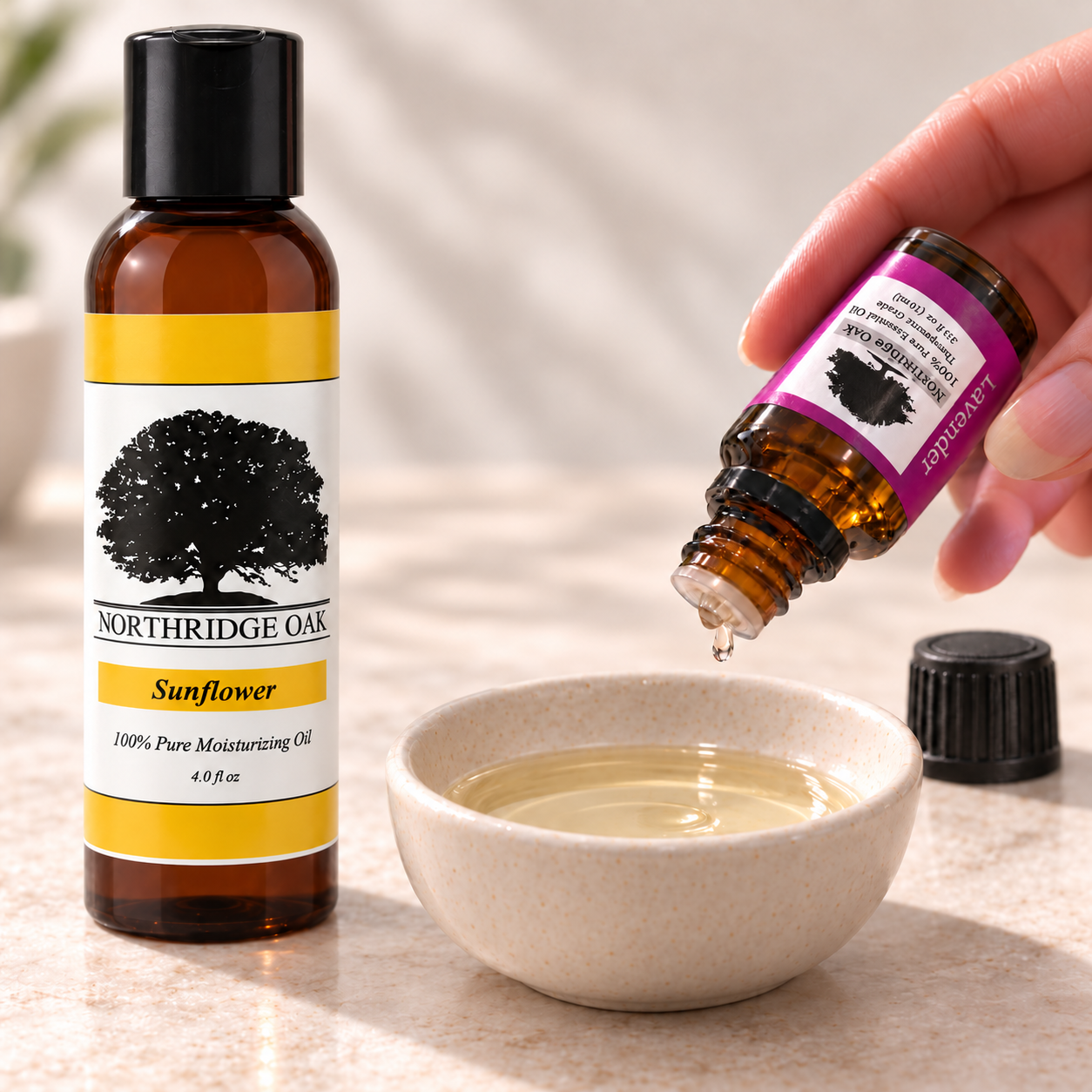 Sunflower Oil – 4 oz Northridge Oak