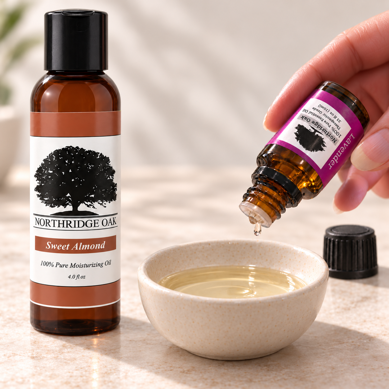 Sweet Almond Oil – 4 oz Northridge Oak