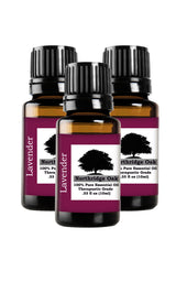 Lavender 3 Pack  - 100% Pure Essential Oil - Northridge Oak