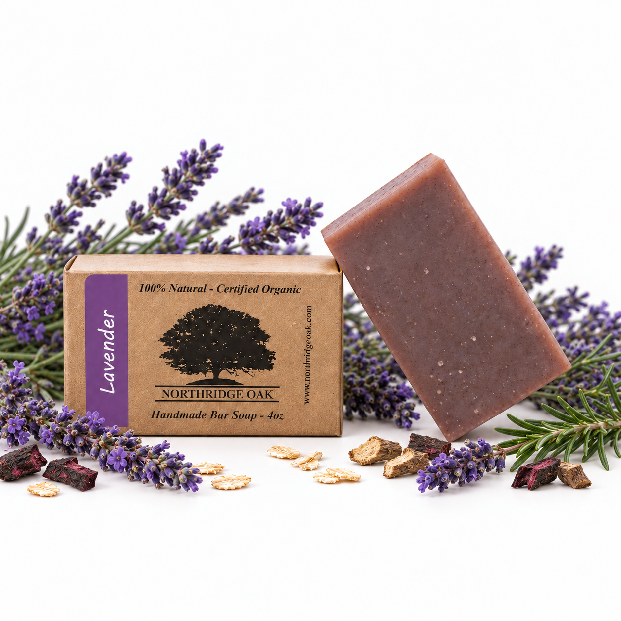 Organic Bar Soap – Lavender – 4 oz Northridge Oak