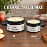 Apple Cinnamon – 100% Soy Wax Candle