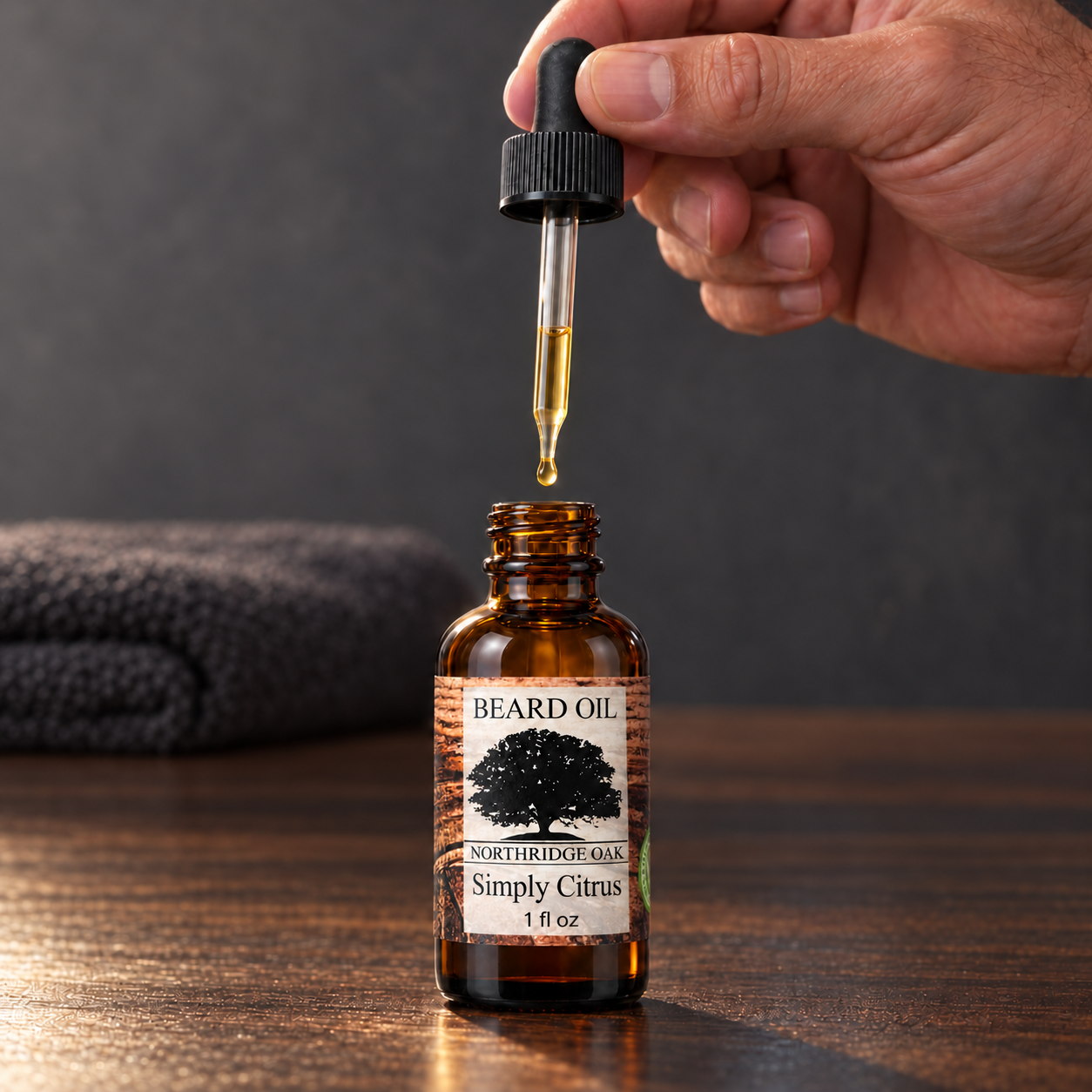 Simply Citrus Beard Oil – 1 oz Northridge Oak