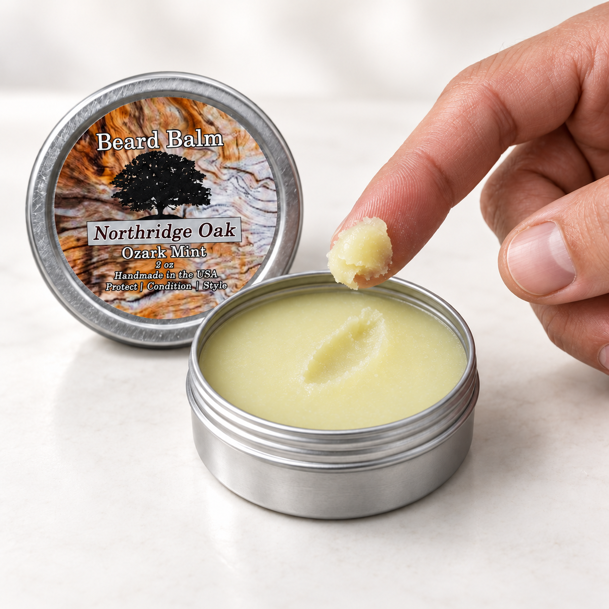 Beard Balm – Ozark Mint Northridge Oak