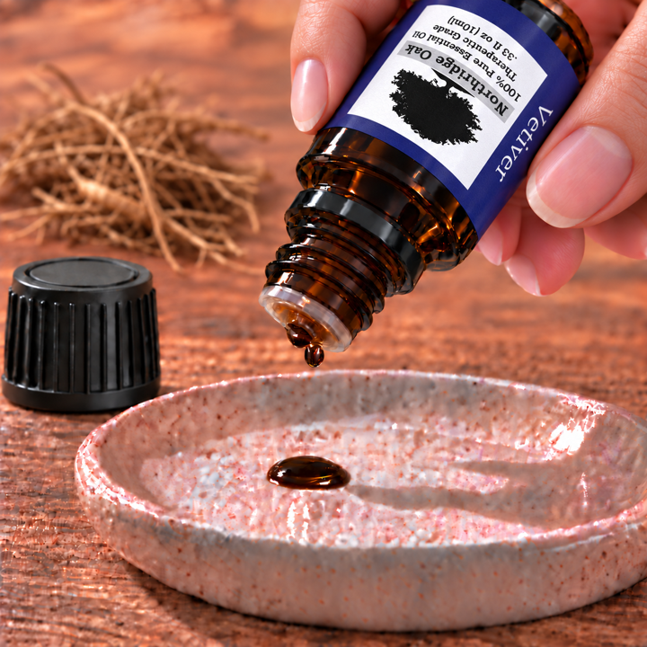 100% Pure Vetiver Essential Oil – 10 mL Northridge Oak