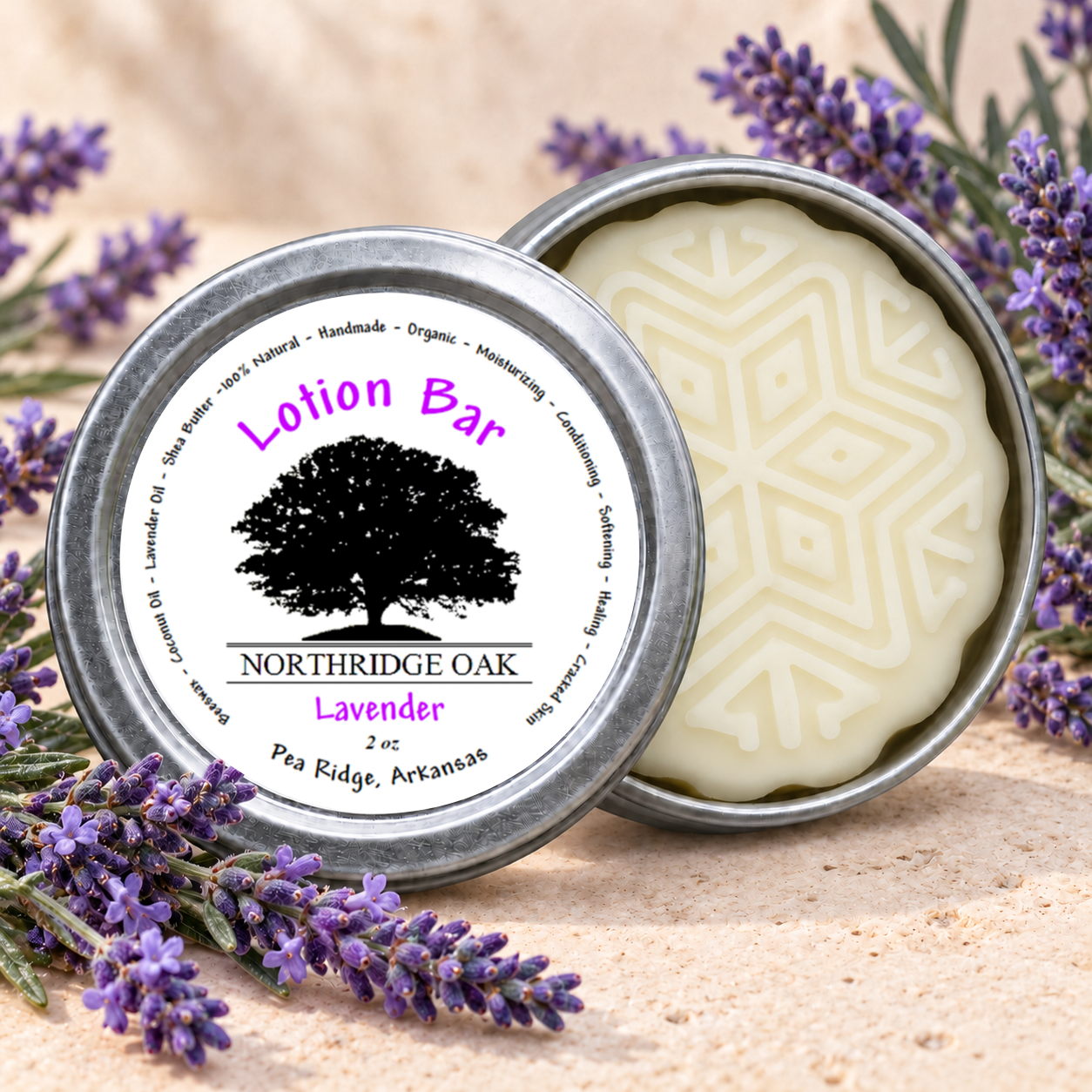 Lavender Shea Butter Lotion Bar Northridge Oak