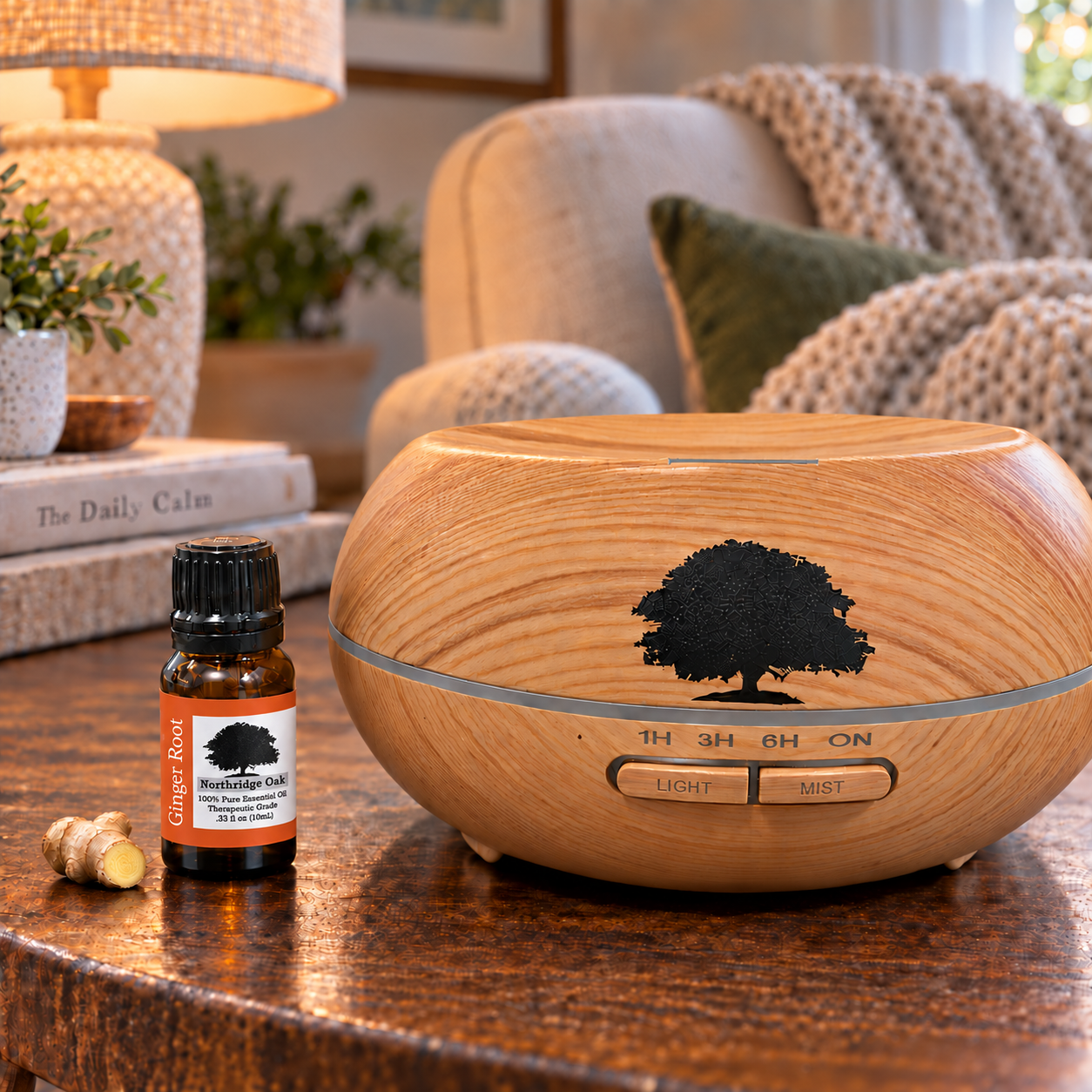 100% Pure Ginger Root Essential Oil – 10 mL Northridge Oak