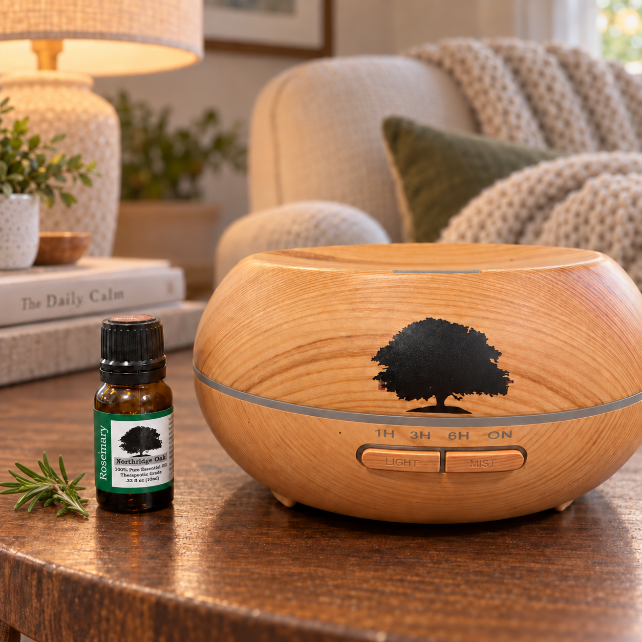 100% Pure Rosemary Essential Oil – 10 mL Northridge Oak