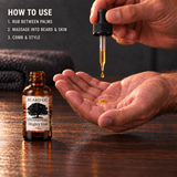 Mighty Oak Beard Oil – 1 oz Northridge Oak