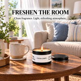 Clean Linen – 100% Soy Wax Candle