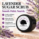Lavender Sugar Scrub – 8 oz Northridge Oak