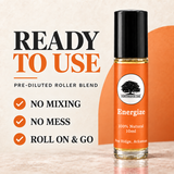 Energize Essential Oil Roller – 10 mL Northridge Oak