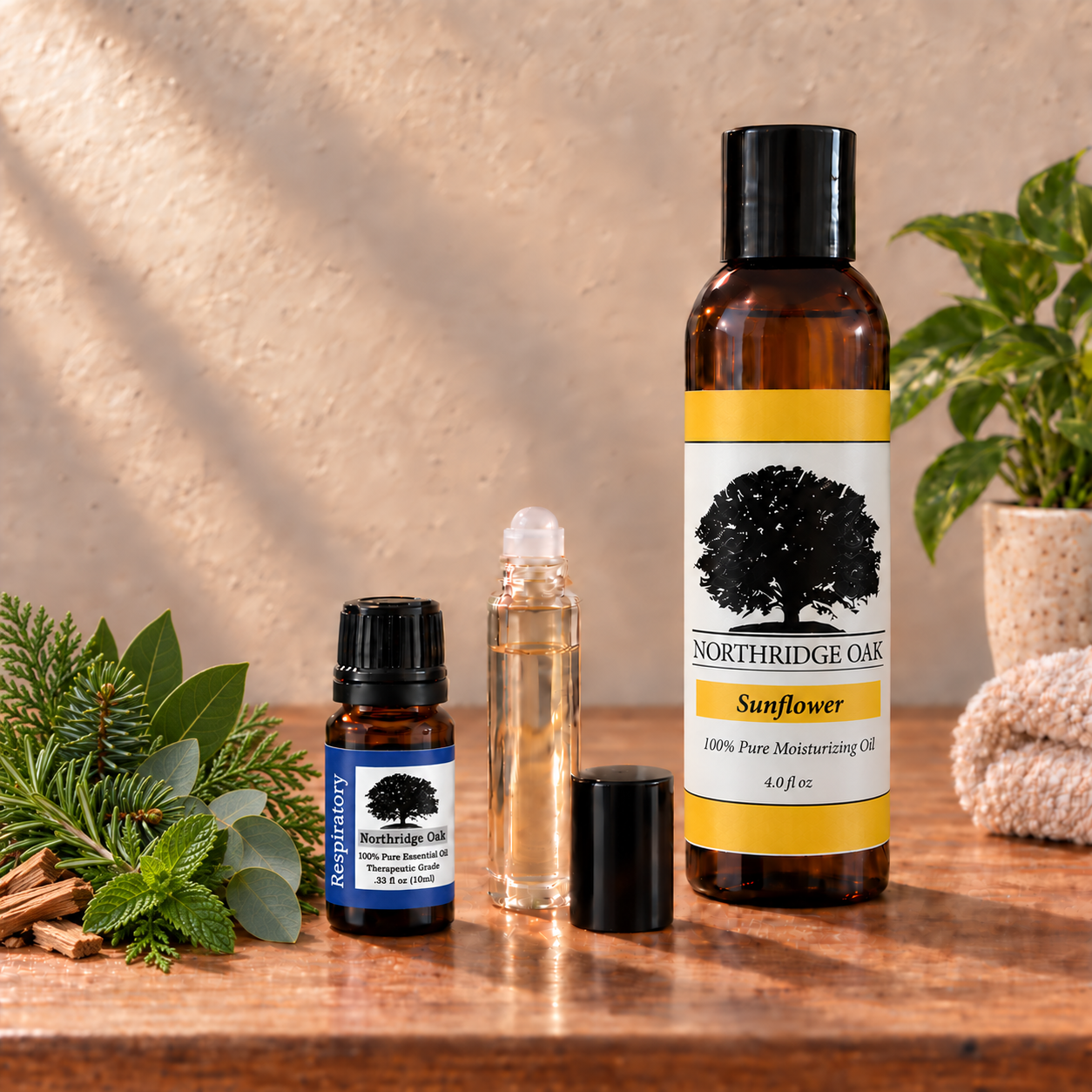 Respiratory Relief Essential Oil Blend – 100% Pure, 10 mL Northridge Oak
