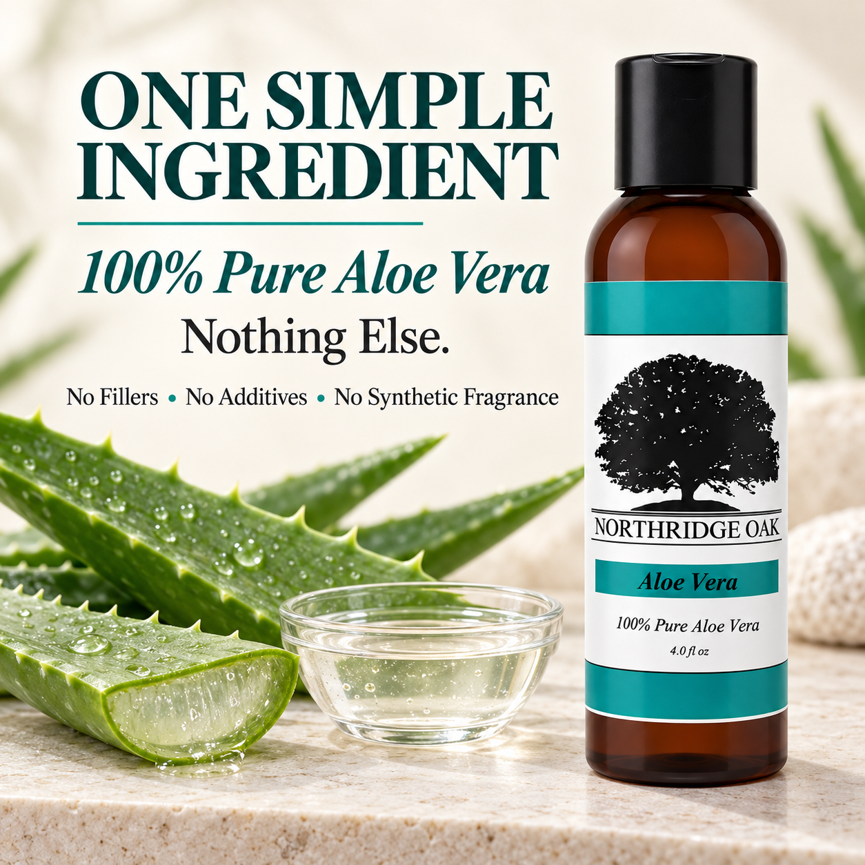 Aloe Vera Liquid Northridge Oak