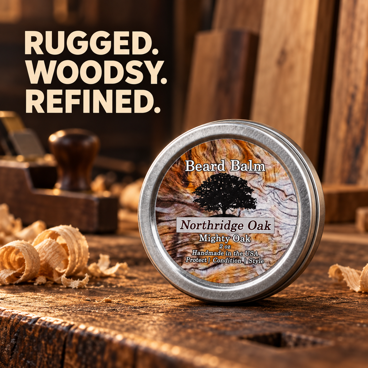 Beard Balm – Mighty Oak Northridge Oak