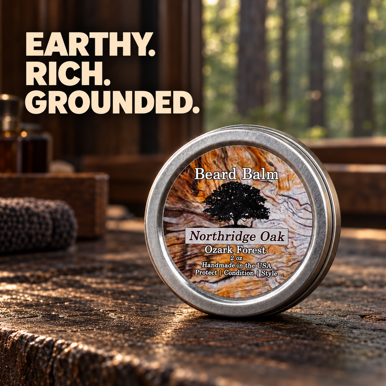 Beard Balm – Ozark Forest Northridge Oak