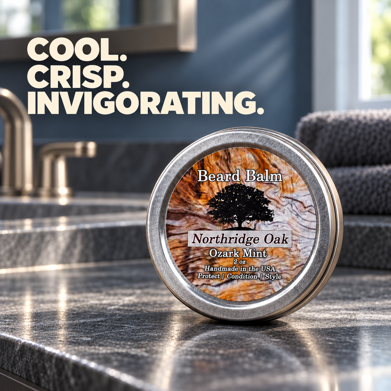 Beard Balm – Ozark Mint Northridge Oak