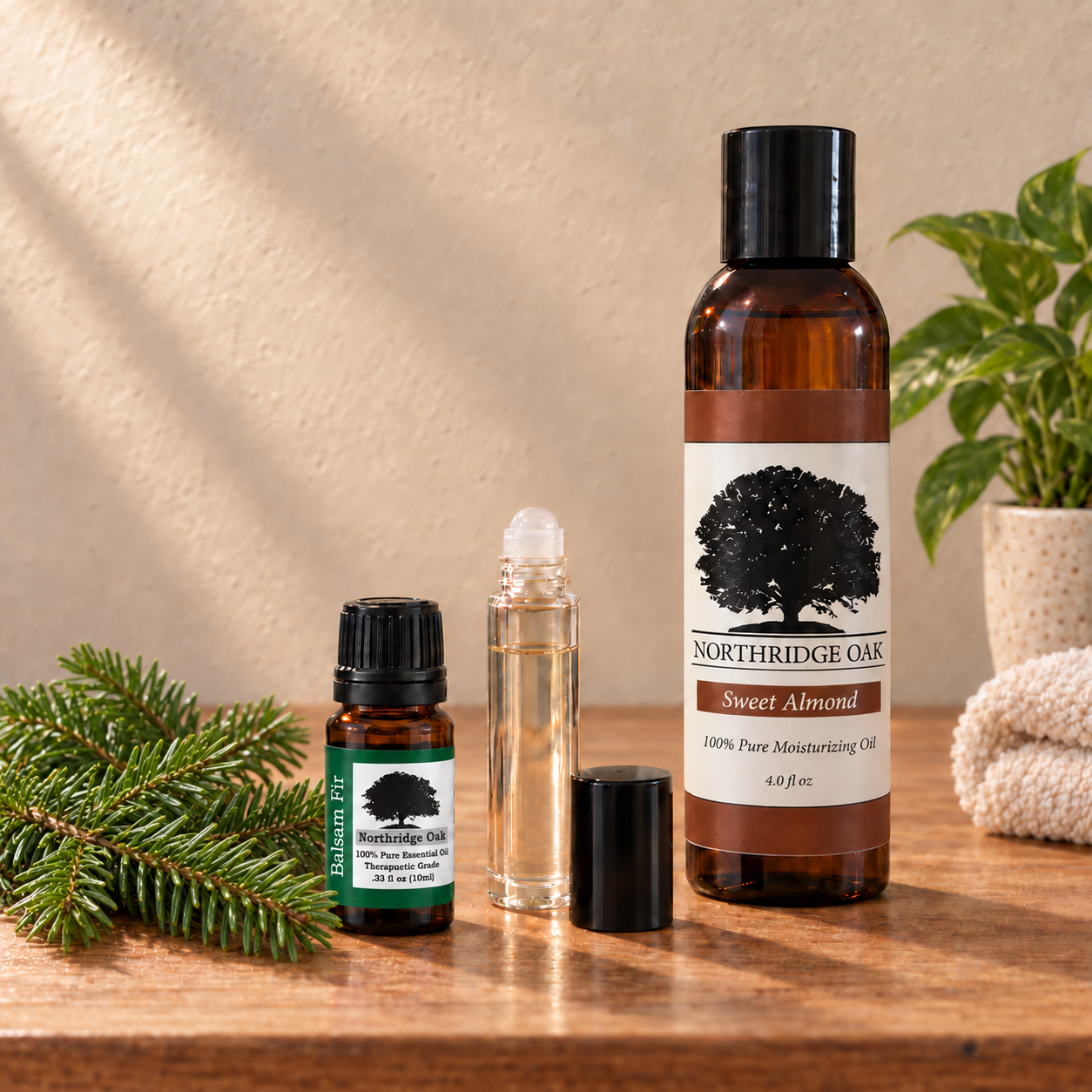 100% Pure Balsam Fir Essential Oil – 10 mL Northridge Oak
