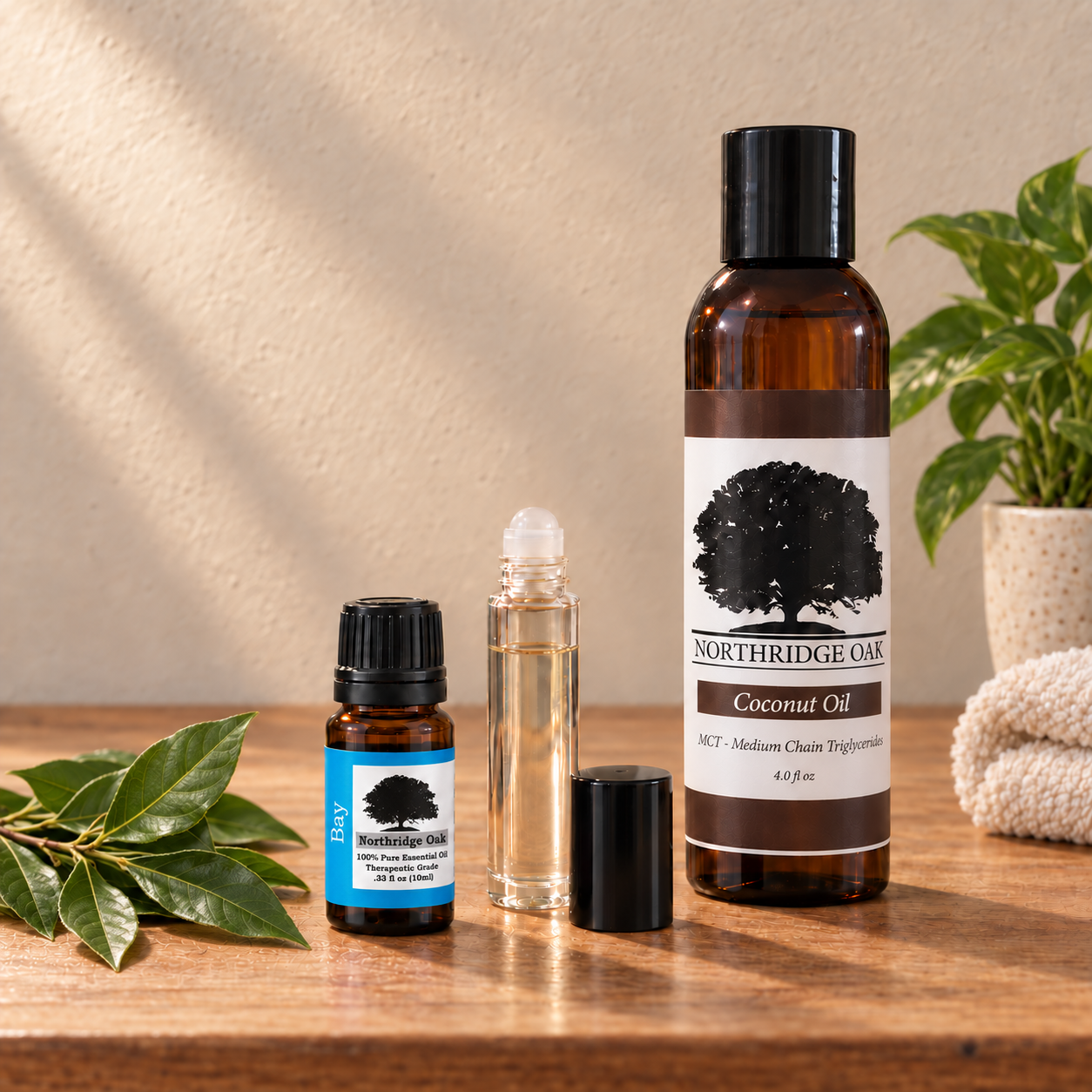 100% Pure Bay Laurel Essential Oil – 10 mL Northridge Oak