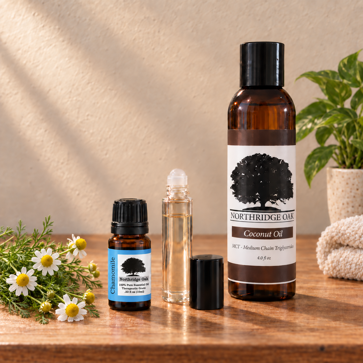 100% Pure German Chamomile Essential Oil – 10 mL Northridge Oak