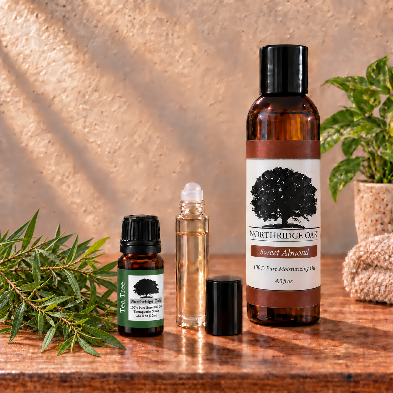 100% Pure Tea Tree Essential Oil – 10 mL Northridge Oak
