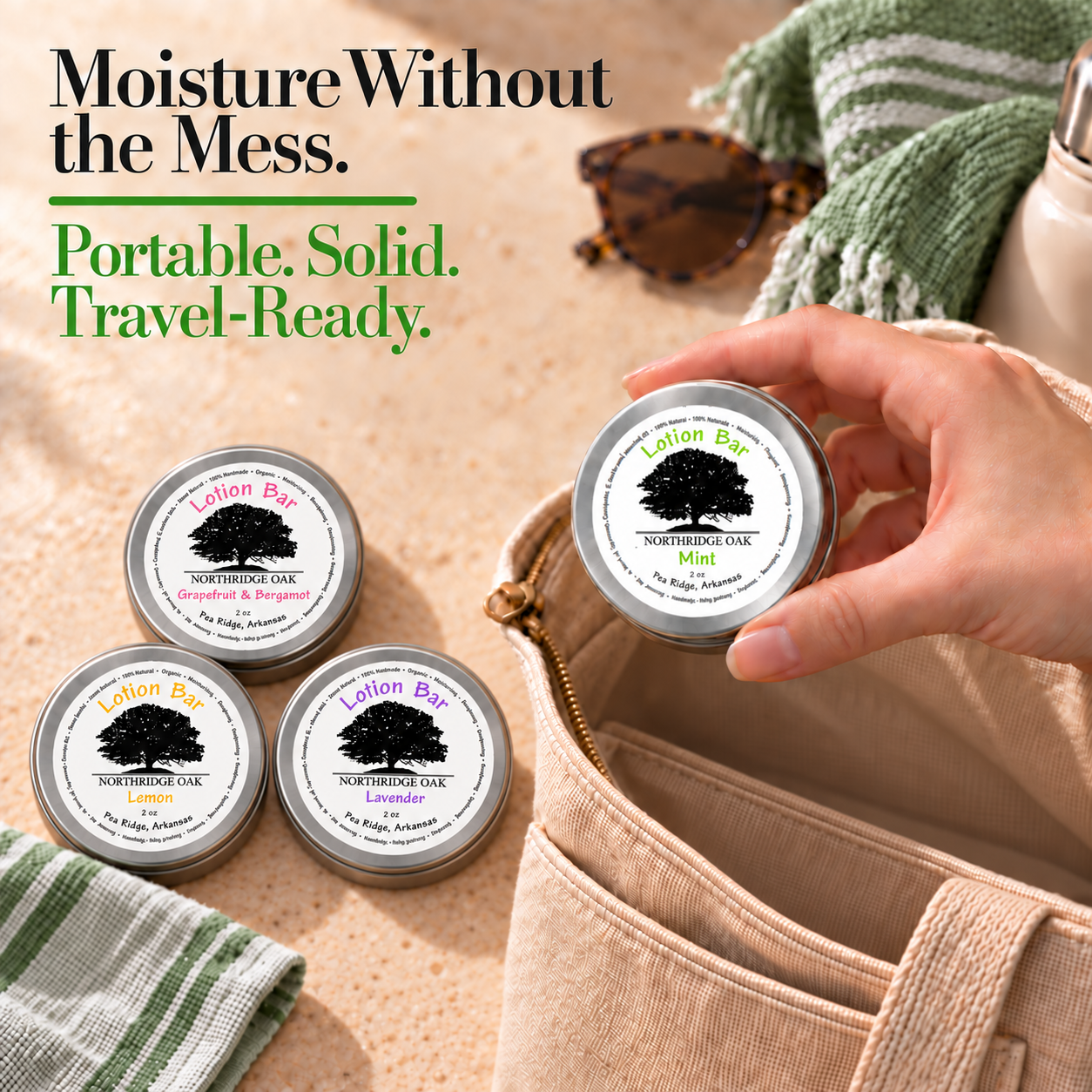 Shea Butter Lotion Bar - Variety Pack Northridge Oak