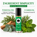 Focus Essential Oil Roller – 10 mL Northridge Oak