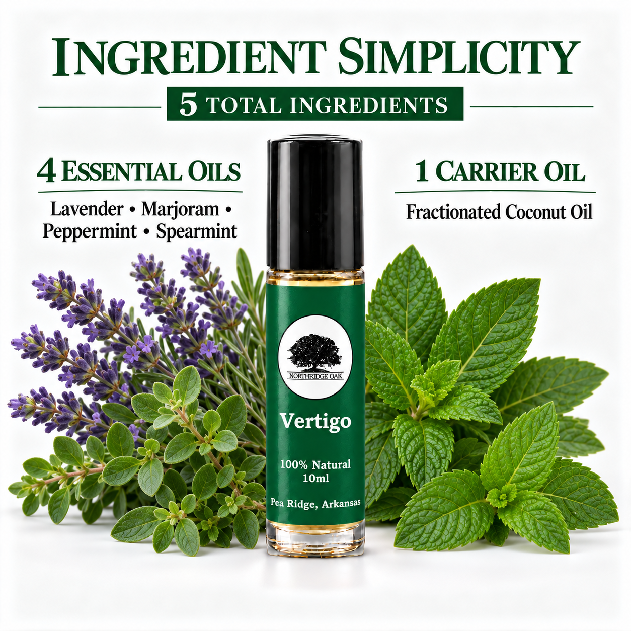 Vertigo Essential Oil Roller – 10 mL Northridge Oak