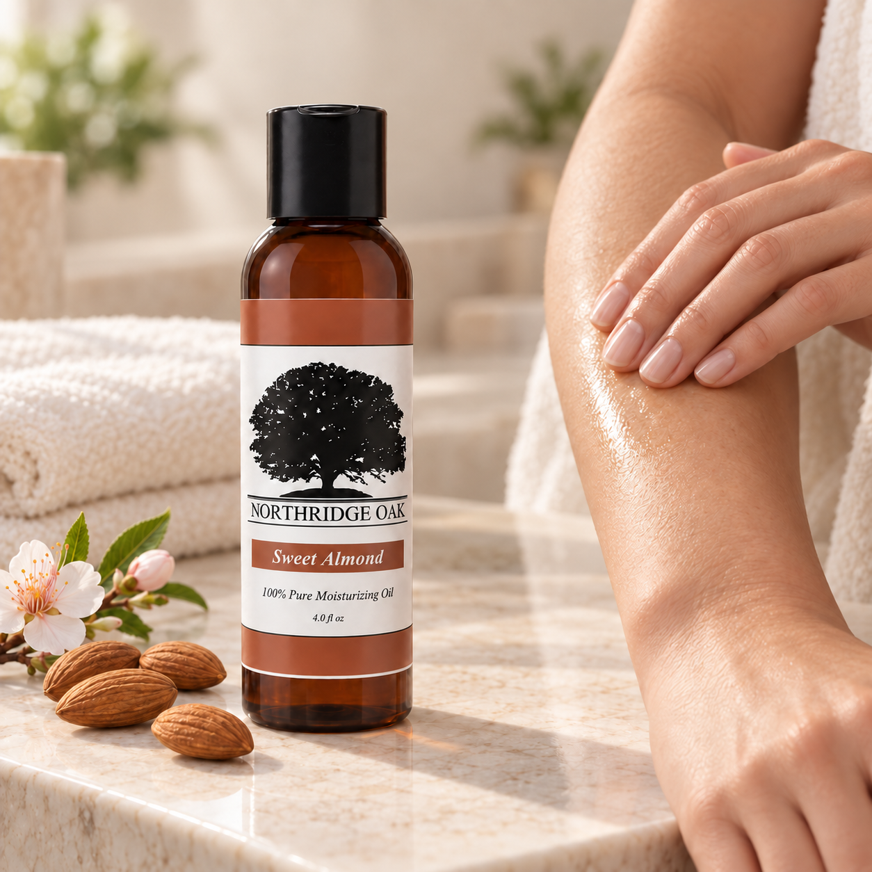 Sweet Almond Oil – 4 oz Northridge Oak