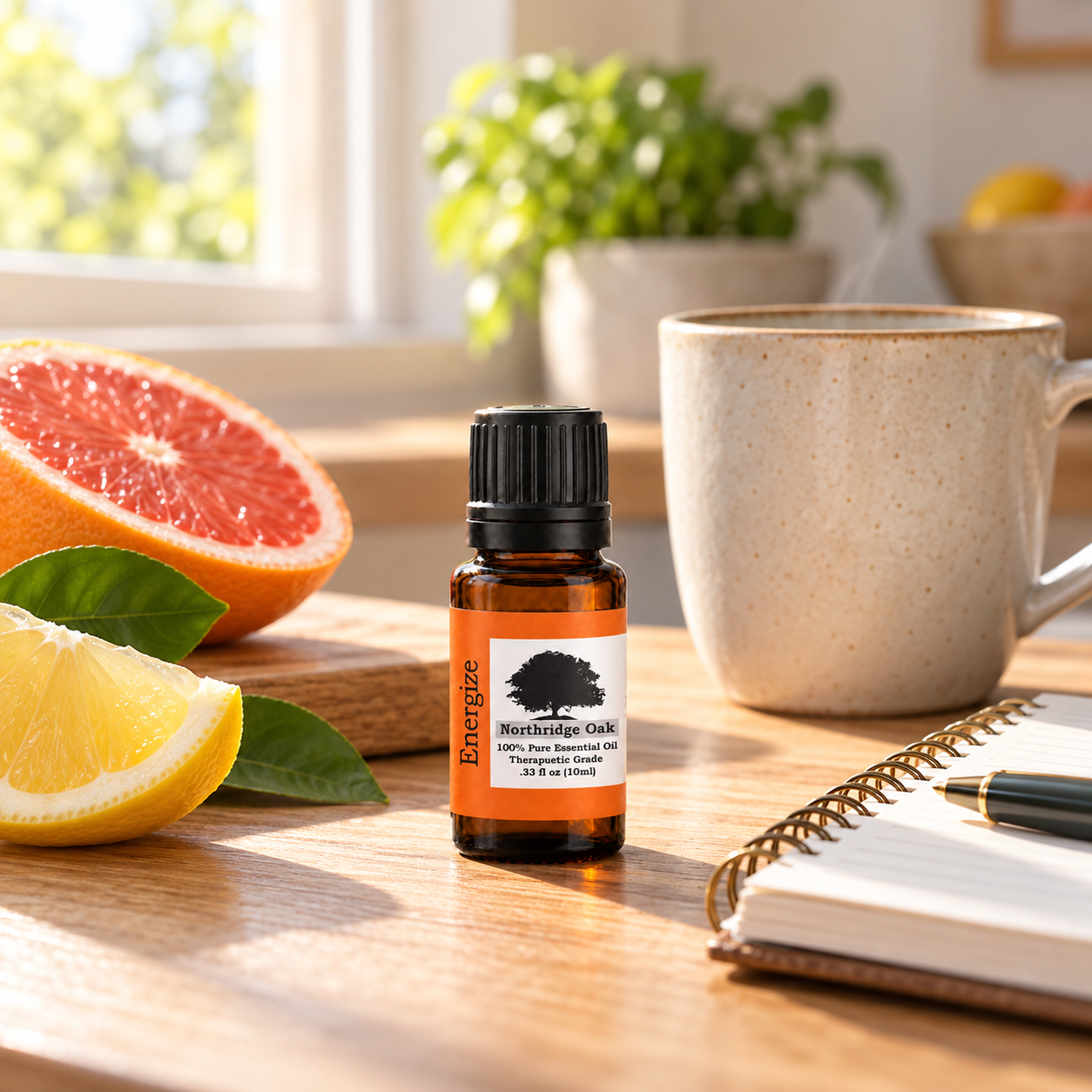 Energize Essential Oil Blend – 100% Pure, 10 mL Northridge Oak