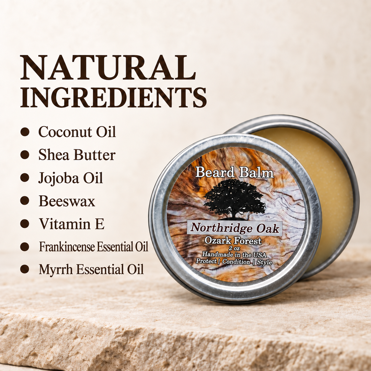 Beard Balm – Ozark Forest Northridge Oak