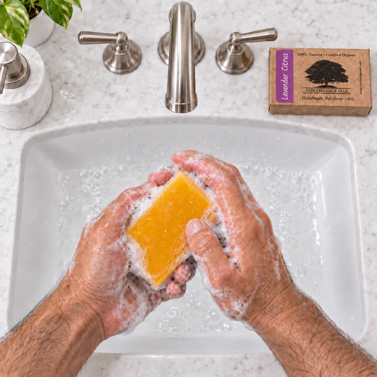 Organic Bar Soap – Lavender Citrus – 4 oz Northridge Oak